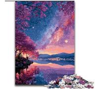 Jigsaw Puzzles for Teenagers 1000 Piece Night View Decompressing Intellectual Educational Toy Perfect Decoration (size 26x38cm)
