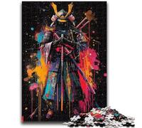 Jigsaw Puzzles for Teenagers 1000 Piece Ninja Samurai Oil Painting Adult Puzzles,Educational Games Home Decoration Birthday Present, Gifts, Wall Art (50x75cm)