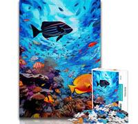 Jigsaw Puzzles for Teenagers 1000 Piece Ocean World,Educational Stress Relief Toy for Is Ideal As A Gift for The Whole Family (75x50cm)