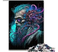Jigsaw Puzzles for Teenagers 1000 Piece Octopus Man, Learning Educational Is Ideal As A Gift for The Whole Family (Size 26x38cm)