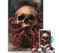 Jigsaw Puzzles for Teenagers 1000 Piece Octopus Skeleton Teenager Puzzles,learning Educational Is Ideal As A Gift for The Whole Family (size 38x26cm)