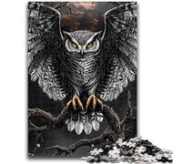 Jigsaw Puzzles for Teenagers 1000 Piece Owl for And from 14 Years And over Play Toys Because It Is Ideal As A Gift for The Whole Family 50x75cm