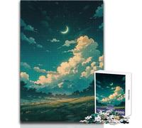 Jigsaw Puzzles for Teenagers 1000 Piece Peaceful Evening Toy Intellectual Game Difficult Hard Toy Wall Decor Size 50x75cm