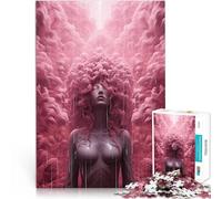 Jigsaw Puzzles for teenagers 1000 Piece Pink Noise Bliss Brain Teaser Game 50x75cm Educational Game for Birthday, Chrismas for Age 14 Years Up