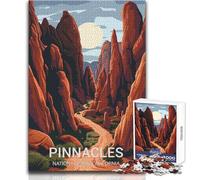 Jigsaw Puzzles for Teenagers 1000 Piece Pinnacles National Park Practical Game Analysis And Logic Gift For Birthdays Size 38x26cm