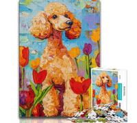 Jigsaw Puzzles for Teenagers 1000 Piece Poodle Teenager Puzzles,Educational Games DIY Toys Great Gifts And Toys 26x38cm