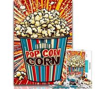 Jigsaw Puzzles for Teenagers 1000 Piece Popcorn Teenager Puzzles,Educational Games DIY Toys Great Gifts And Toys 26x38cm