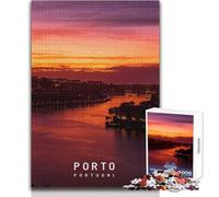 Jigsaw Puzzles for Teenagers 1000 Piece Porto Practical Game Analysis And Logic Gift For Birthdays Size 38x26cm