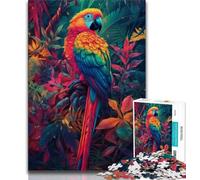 Jigsaw Puzzles for Teenagers 1000 Piece Psychedelic Jungle Adult Puzzles,Stress Reliever Difficult Challenge Secret Santa Gifts 38x26cm