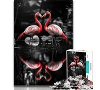 Jigsaw Puzzles for Teenagers 1000 Piece Puzzle Animal Flamingo,learning Educational Is Ideal As A Gift for The Whole Family (75x50cm)