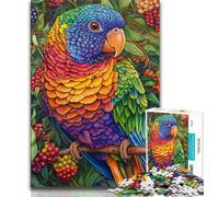 Jigsaw Puzzles for Teenagers 1000 Piece Puzzle Animal Parrot,Educational Games Home Decoration for Is Ideal As A Gift for The Whole Family (38x26cm)