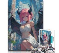 Jigsaw Puzzles for Teenagers 1000 Piece Puzzle Anime Demon Girl,Educational Games Home Decoration Birthday Present,Gifts,Wall Art 50x75cm