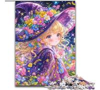 Jigsaw Puzzles for Teenagers 1000 Piece Puzzle Anime Girl Wizard, Stress Relief Toys Unique Home Decor And Gifts for Age 14 (size 50x75cm)