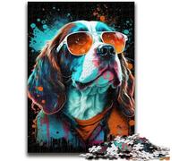 Jigsaw Puzzles for Teenagers 1000 Piece Puzzle Art Colourful Dogs Educational Toys Unique Home Decor And Gifts for And Age 14 Years Up 50x75cm