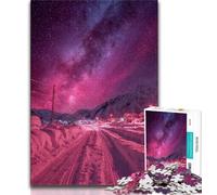 Jigsaw Puzzles for Teenagers 1000 Piece Puzzle Aurora Landscape,Toys Educational Games Stress Relieving Great Gifts And Toys 38x26cm