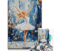 Jigsaw Puzzles for Teenagers 1000 Piece Puzzle Ballet Dancer,Educational Games Home Decoration for Is Ideal As A Gift for The Whole Family (75x50cm)