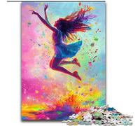 Jigsaw Puzzles for Teenagers 1000 Piece Puzzle Ballet Dancer Oil Painting, Decompressing Intellectual Educational Toy Is Ideal As Gifts for The Whole Family (Size 50x75cm)