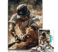 Jigsaw Puzzles for Teenagers 1000 Piece Puzzle Baseball Players,Challenging Game And Family Play Educational Game for Birthday,Chrismas (38x26cm)