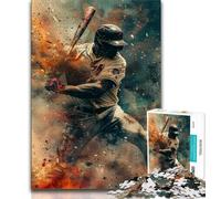 Jigsaw Puzzles for Teenagers 1000 Piece Puzzle Baseball Players,Educational Games Home Decoration for Is Ideal As A Gift for The Whole Family (38x26cm)