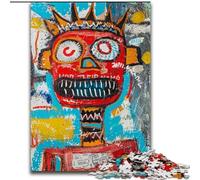 Jigsaw Puzzles for Teenagers 1000 Piece Puzzle Basquiat-style Art, Help The Brain Exercise Addictive Toys to Cultivate Patience Enhance Memory (Size 50x75cm)