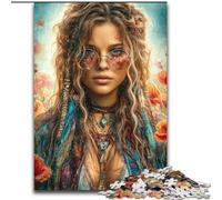 Jigsaw Puzzles for Teenagers 1000 Piece Puzzle Beautiful Female Dark Angel, Learning Educational for Is Ideal As A Gift for The Whole Family (size 26x38cm)