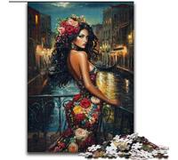 Jigsaw Puzzles for Teenagers 1000 Piece Puzzle Beautiful Girl, Analysis And Logic with Fully Interlocking Randomly Shaped Pieces for And Age 14 Years Up (Size 50x75cm)
