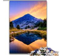 Jigsaw Puzzles for Teenagers 1000 Piece Puzzle Beautiful Mountains And Lakes,learning Educational Is Ideal As A Gift for The Whole Family 38x26cm