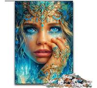 Jigsaw Puzzles for Teenagers 1000 Piece Puzzle Beautiful Woman, Quiz Game Wall Decoration Unique Birthday And Xmas Gifts (Size 50x75cm)