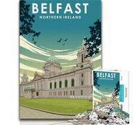 Jigsaw Puzzles for Teenagers 1000 Piece Puzzle Belfast Northern Ireland,Family Entertainment Toys Is Ideal As A Gift for The Whole Family (75x50cm)
