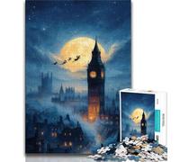Jigsaw Puzzles for Teenagers 1000 Piece Puzzle Big Ben, London,Toys Educational Games Stress Relieving Great Gifts And Toys 38x26cm