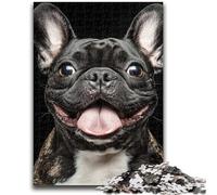 Jigsaw Puzzles for Teenagers 1000 Piece Puzzle Black Pug Brain Intelligence Challenge Addictive Toys Birthday Present, Gifts, Wall Art 50x75cm