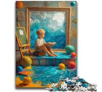 Jigsaw Puzzles for Teenagers 1000 Piece Puzzle Boy Going to School Educational Toys Unique Home Decor And Gifts for And Age 14 Years Up 50x75cm