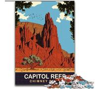 Jigsaw Puzzles for Teenagers 1000 Piece Puzzle Capital Reef National Park, for Age 14+ Suitable for Couples Fun at Home Activities, Birthday Present,Travel Gifts 50x75cm