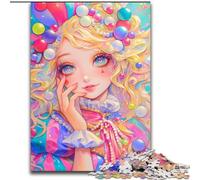 Jigsaw Puzzles for Teenagers 1000 Piece Puzzle Clown Girl, Learning Educational Toys Unique Birthday And Gifts for Age 14+ (Size 50x75cm)
