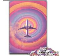 Jigsaw Puzzles for Teenagers 1000 Piece Puzzle Color Plane,learning Educational Is Ideal As A Gift for The Whole Family 38x52cm