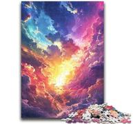 Jigsaw Puzzles for Teenagers 1000 Piece Puzzle Colorful Clouds Educational Games Home Decoration Artists Collection, Fine Art 50x75cm