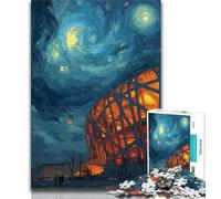 Jigsaw Puzzles for Teenagers 1000 Piece Puzzle Colosseum at Night,Challenging Game And Family Play Educational Game for Birthday,Chrismas (38x26cm)