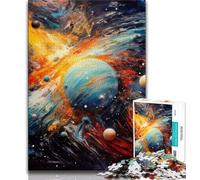 Jigsaw Puzzles for Teenagers 1000 Piece Puzzle Colourful Universe,learning Educational Is Ideal As A Gift for The Whole Family (38x26cm)