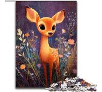 Jigsaw Puzzles for Teenagers 1000 Piece Puzzle Deer, Decompressing Intellectual Educational Toy Is Ideal As Gifts for The Whole Family (Size 50x75cm)