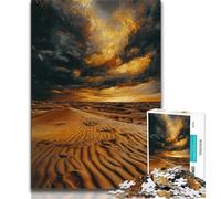 Jigsaw Puzzles for Teenagers 1000 Piece Puzzle Desert Landscape,Stress Reliever Difficult Challenge Every Piece Is Unique - Challenging Family Fun Game 50x75cm