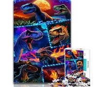 Jigsaw Puzzles for Teenagers 1000 Piece Puzzle Dinosaur,Educational Games Home Decoration Birthday Present,Gifts,Wall Art 50x75cm