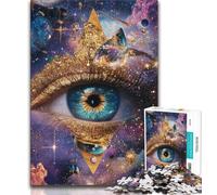 Jigsaw Puzzles for Teenagers 1000 Piece Puzzle Dream Eye,Challenging Game And Family Play Educational Game for Birthday,Chrismas (38x26cm)
