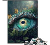 Jigsaw Puzzles for Teenagers 1000 Piece Puzzle Eye of Forest Creature, Suitable for Ages 14 And Up Home Decor Deal As Gifts for The Whole Family (Size 26x38cm)