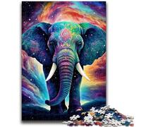 Jigsaw Puzzles for Teenagers 1000 Piece Puzzle Fantasy Beautiful Elephant Educational Games Home Decoration Artists Collection, Fine Art 38x26cm