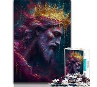 Jigsaw Puzzles for Teenagers 1000 Piece Puzzle Fantasy Jesus,Decompressing Intellectual Educational Toy Educational Game for Birthday,Chrismas 38x26cm