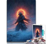 Jigsaw Puzzles for Teenagers 1000 Piece Puzzle Fantasy Ninja Warrior,Help The Brain Exercise Addictive Toys to Cultivate Patience Enhance Memory 38X26CM