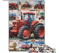Jigsaw Puzzles for Teenagers 1000 Piece Puzzle Farm Implement Tractor, Learning Educational for Is Ideal As A Gift for The Whole Family (size 26x38cm)