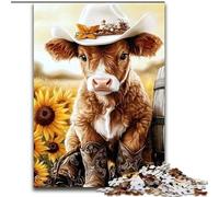 Jigsaw Puzzles for Teenagers 1000 Piece Puzzle Farm Yak, Decompressing Intellectual Educational Toy Is Ideal As Gifts for The Whole Family (Size 50x75cm)