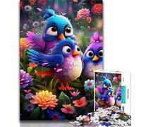Jigsaw Puzzles for Teenagers 1000 Piece Puzzle Flowers Birds,learning Educational Is Ideal As A Gift for The Whole Family (38x26cm)