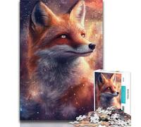 Jigsaw Puzzles for Teenagers 1000 Piece Puzzle Galaxy Fox,learning Educational Is Ideal As A Gift for The Whole Family (38x26cm)